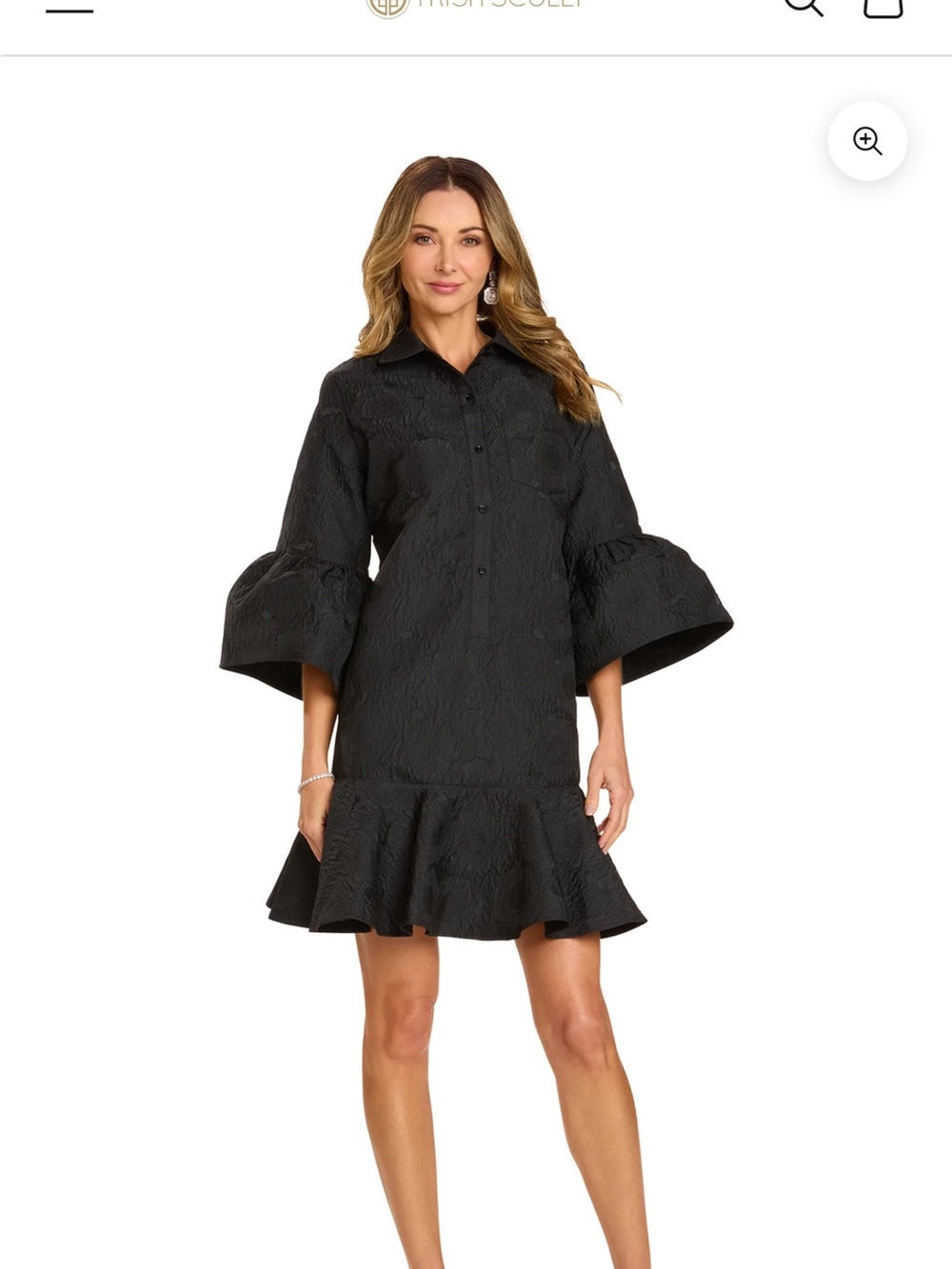 NWT Noor Dress size med black - Picture 5 of 10